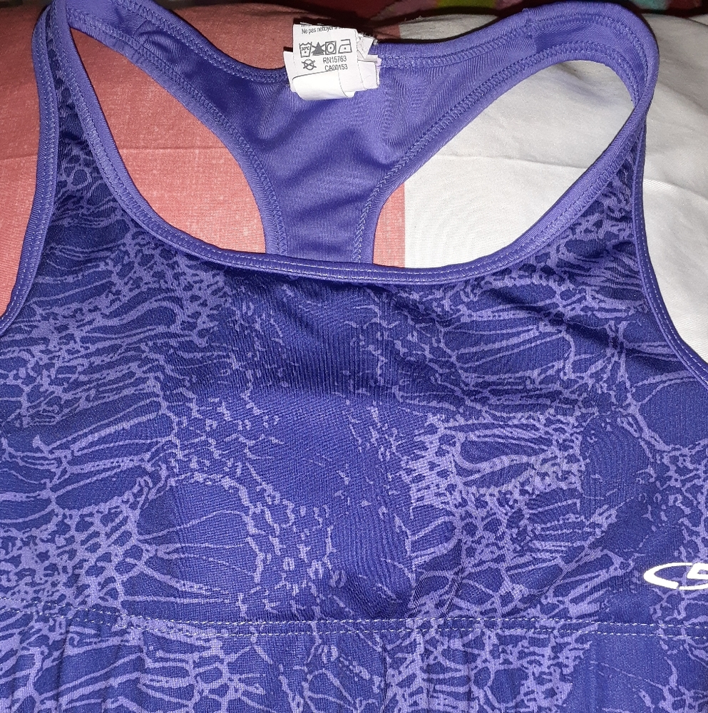 Champion XS Purple/Black Sports Bra